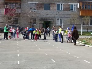 Соревнования по легкой атлетике в поселке Белокаменный