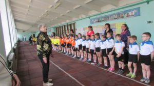 Соревнования среди дошкольных общеобразовательных организаций города по легкоатлетическому троеборью