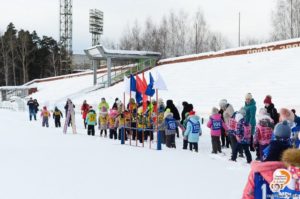 Соревнования по лыжным гонкам среди дошкольных образовательных организаций