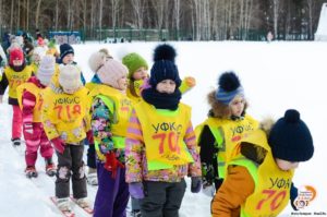 Соревнования по лыжным гонкам среди дошкольных образовательных организаций