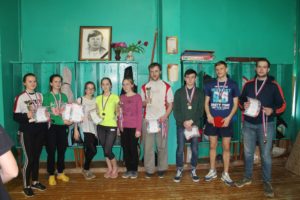 Соревнования по настольному теннису среди учреждений профессионального образования